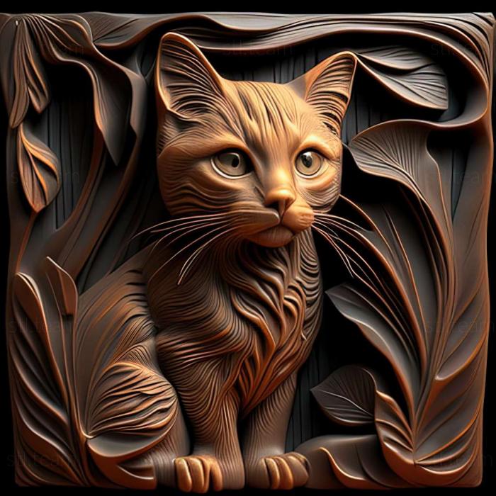 3D model kitty (STL)